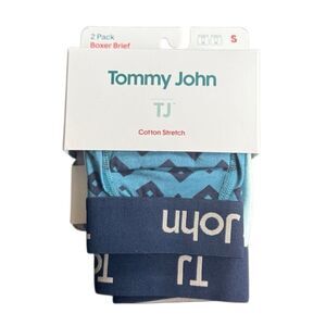 Tommy John Boxer Briefs 4" Cotton Stretch Small NWT